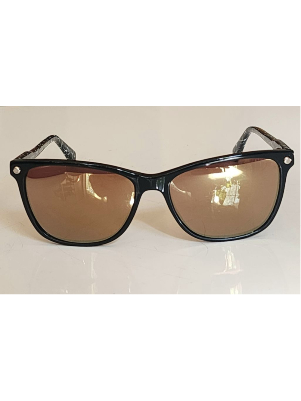LONGCHAMP NEW LO2613 Mirrored Black Square Sunglasses - Picture 3 of 9